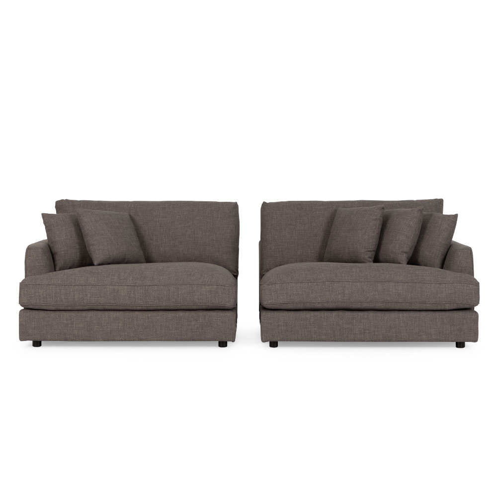 Hampton Oversized 4 Seater, Dark Grey