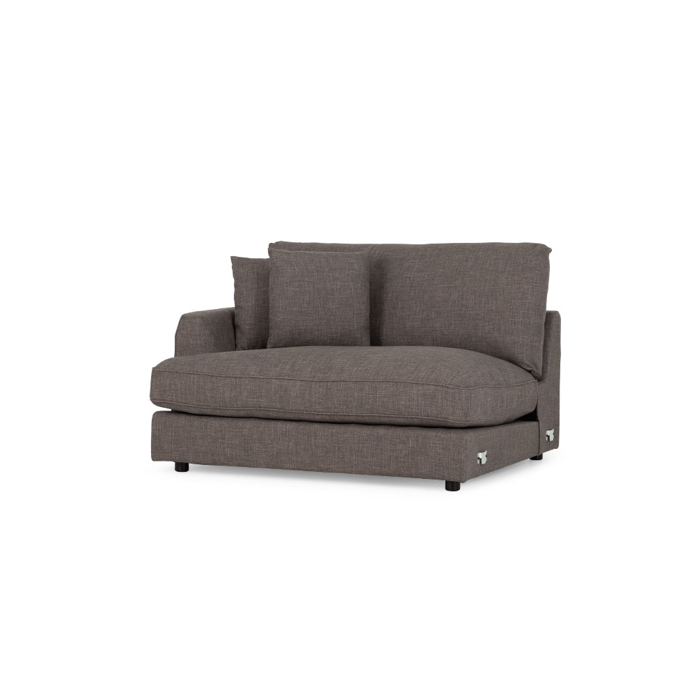 Hampton Oversized 4 Seater, Dark Grey