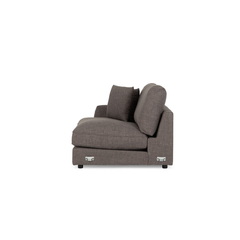 Hampton Oversized 4 Seater, Dark Grey