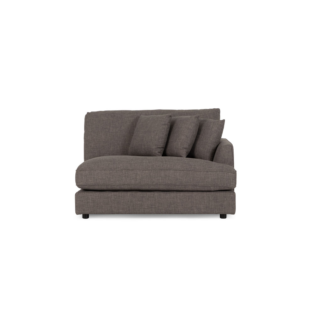 Hampton Oversized 4 Seater, Dark Grey