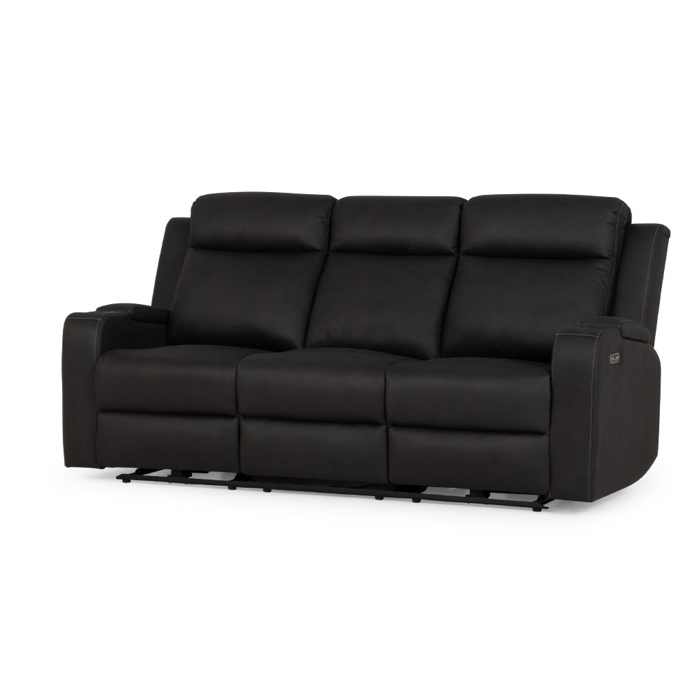 Lawson 3 Seater Electric Recliner, Charcoal