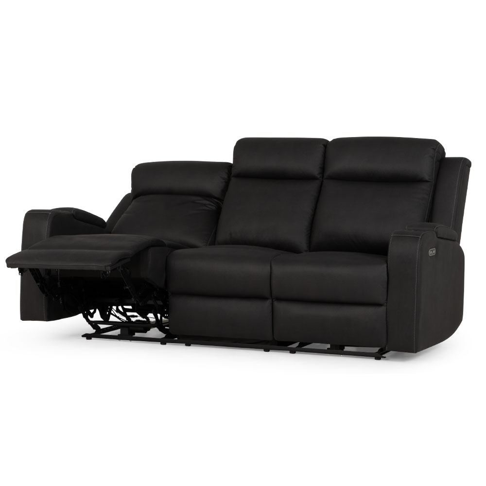 Lawson 3 Seater Electric Recliner, Charcoal