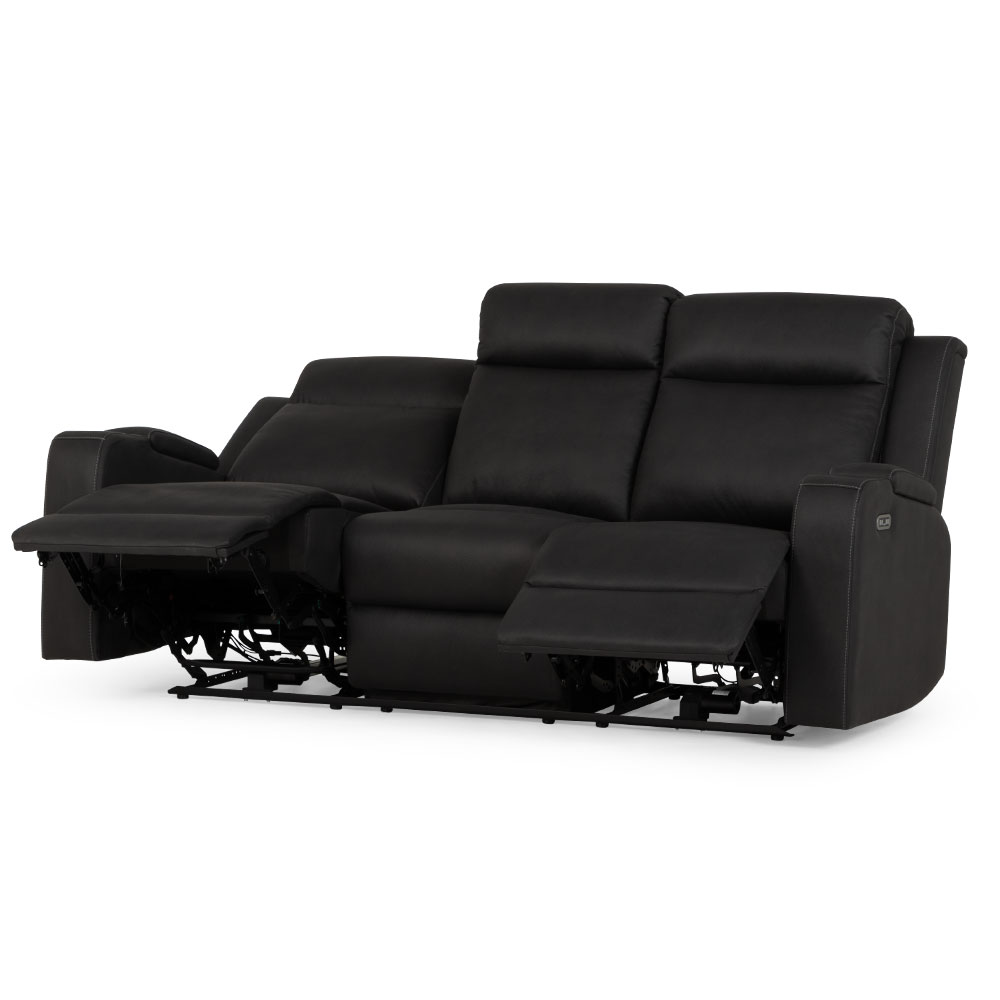 Lawson 3 Seater Electric Recliner, Charcoal