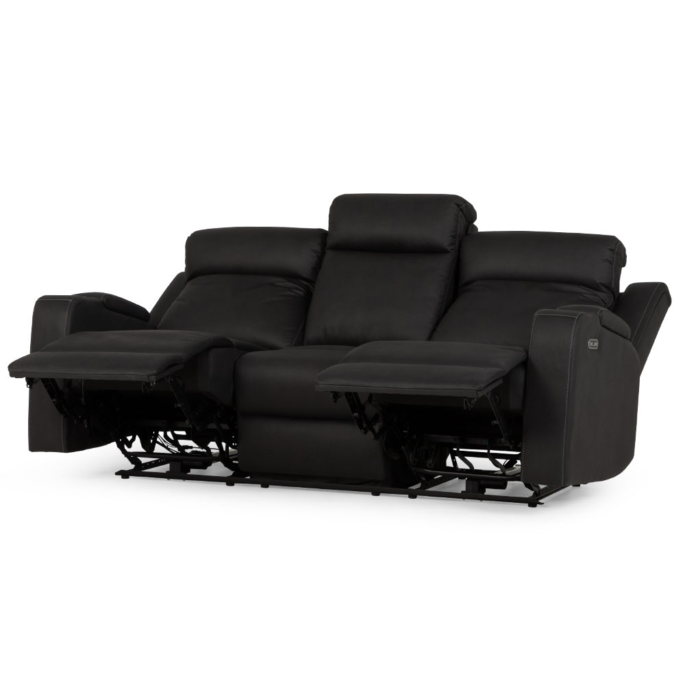 Lawson 3 Seater Electric Recliner, Charcoal