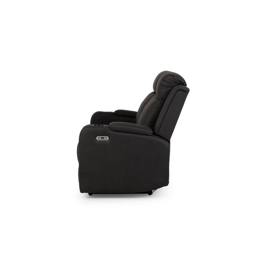 Lawson 3 Seater Electric Recliner, Charcoal