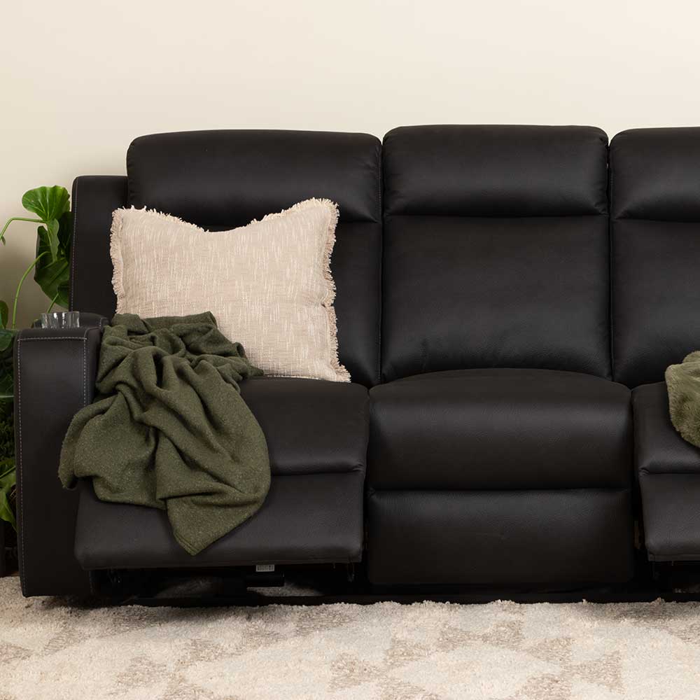 Lawson 3 Seater Electric Recliner, Charcoal