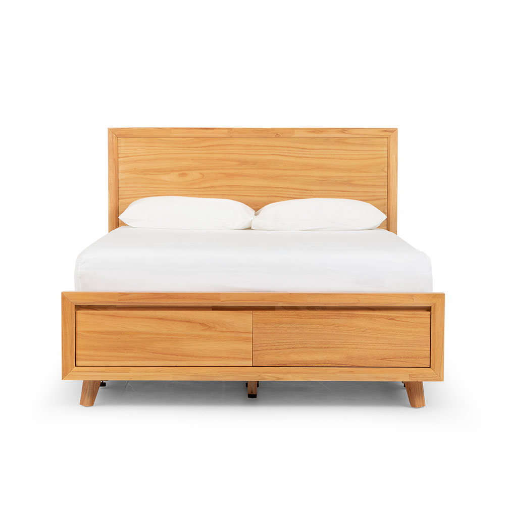 Larvik Queen Bed Frame With Storage