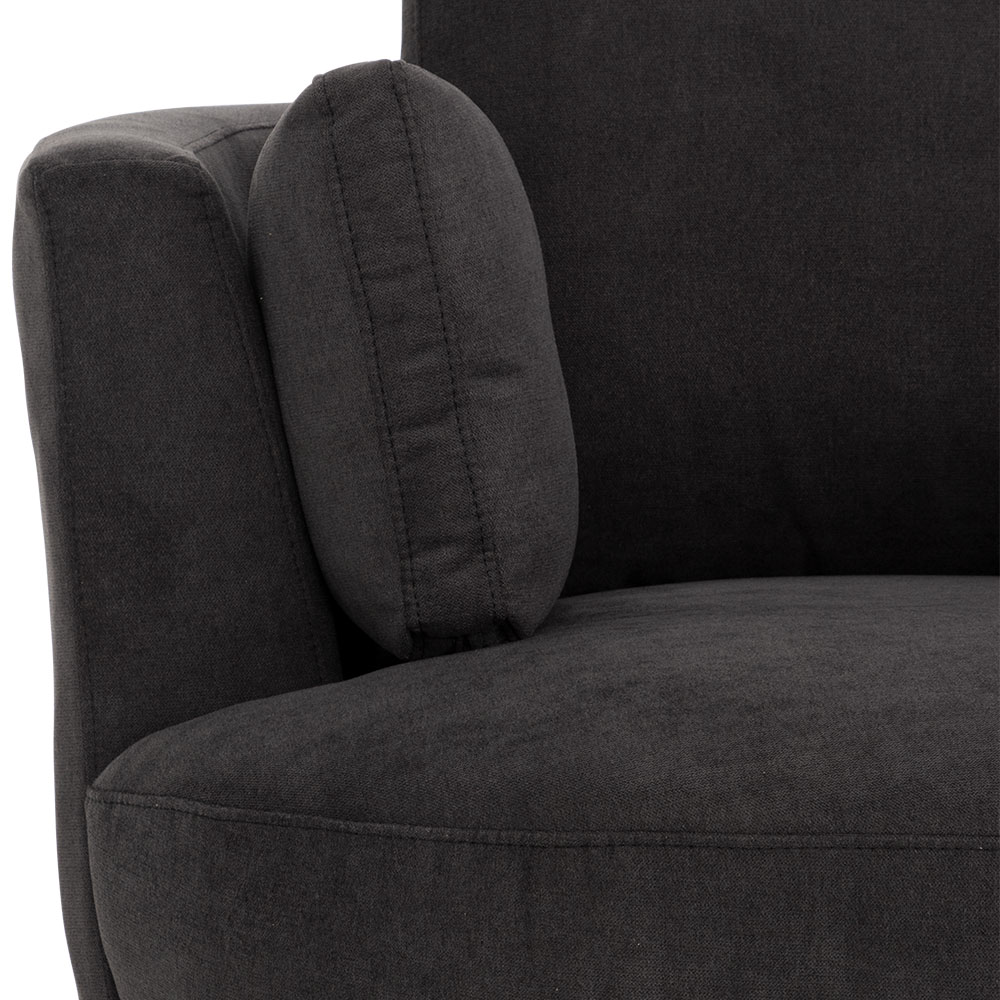 Macey Swivel Chair, Midnight