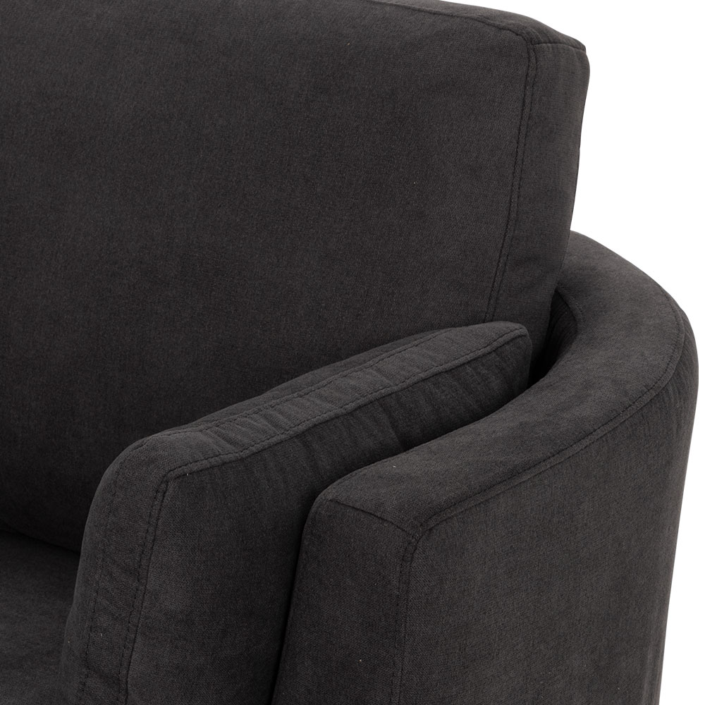 Macey Swivel Chair, Midnight