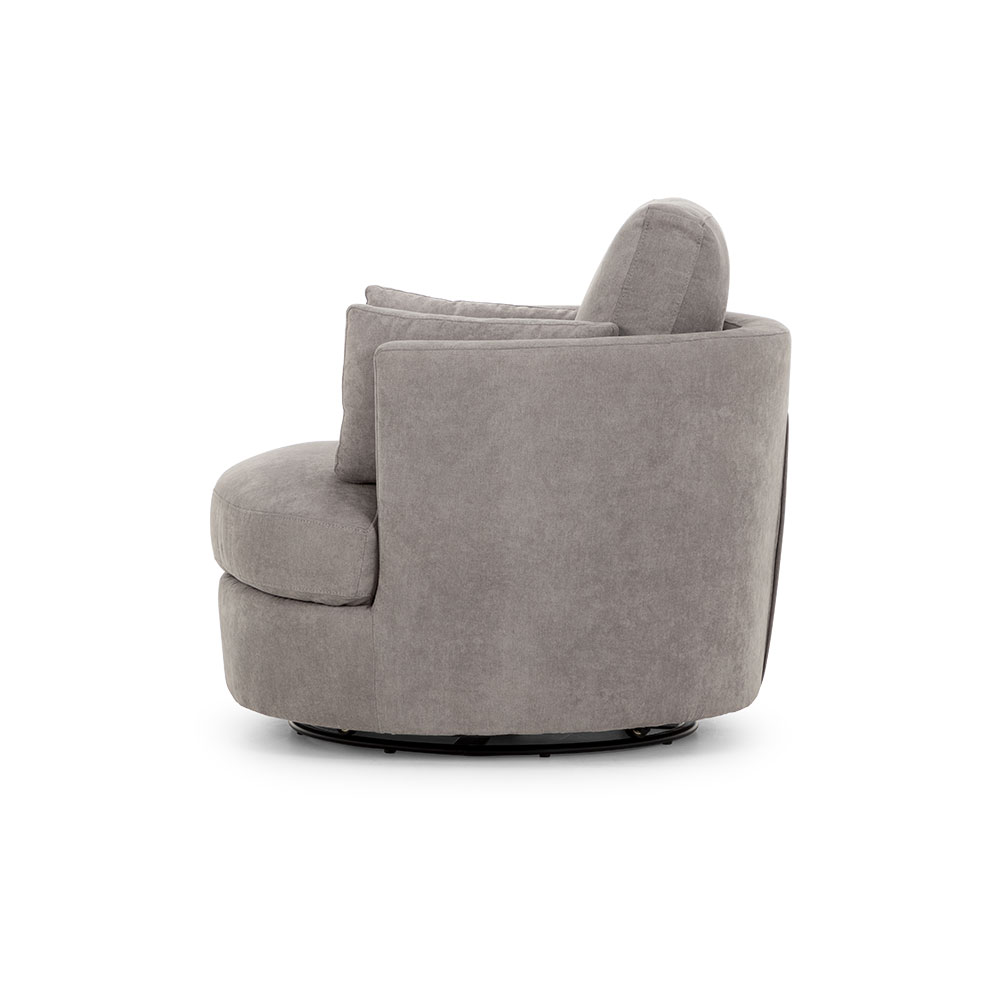 Macey Swivel Chair, Storm