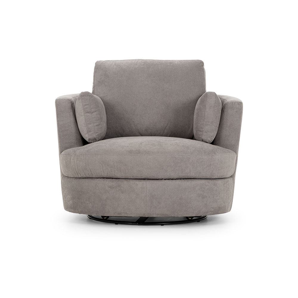 Macey Swivel Chair, Storm