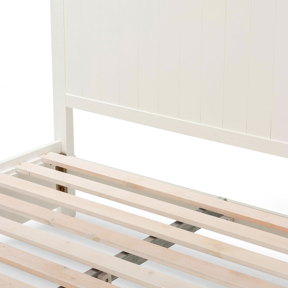 Melve Queen Bed Frame, White