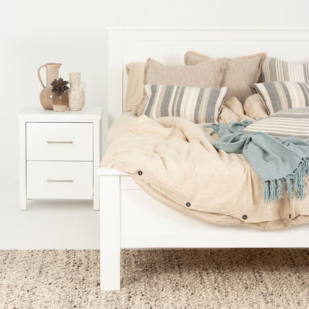 Miller Queen Bed Frame, White