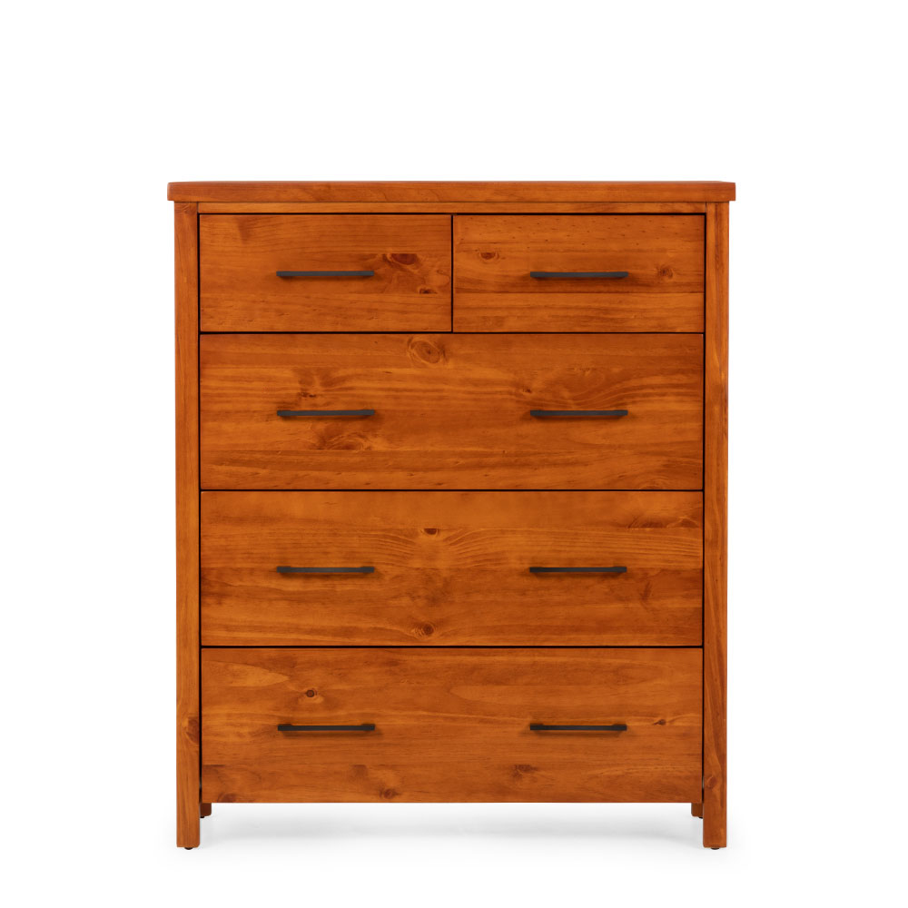 Miller 5 Drawer Tallboy, Light