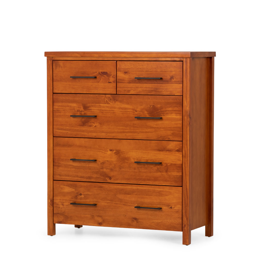 Miller 5 Drawer Tallboy, Light