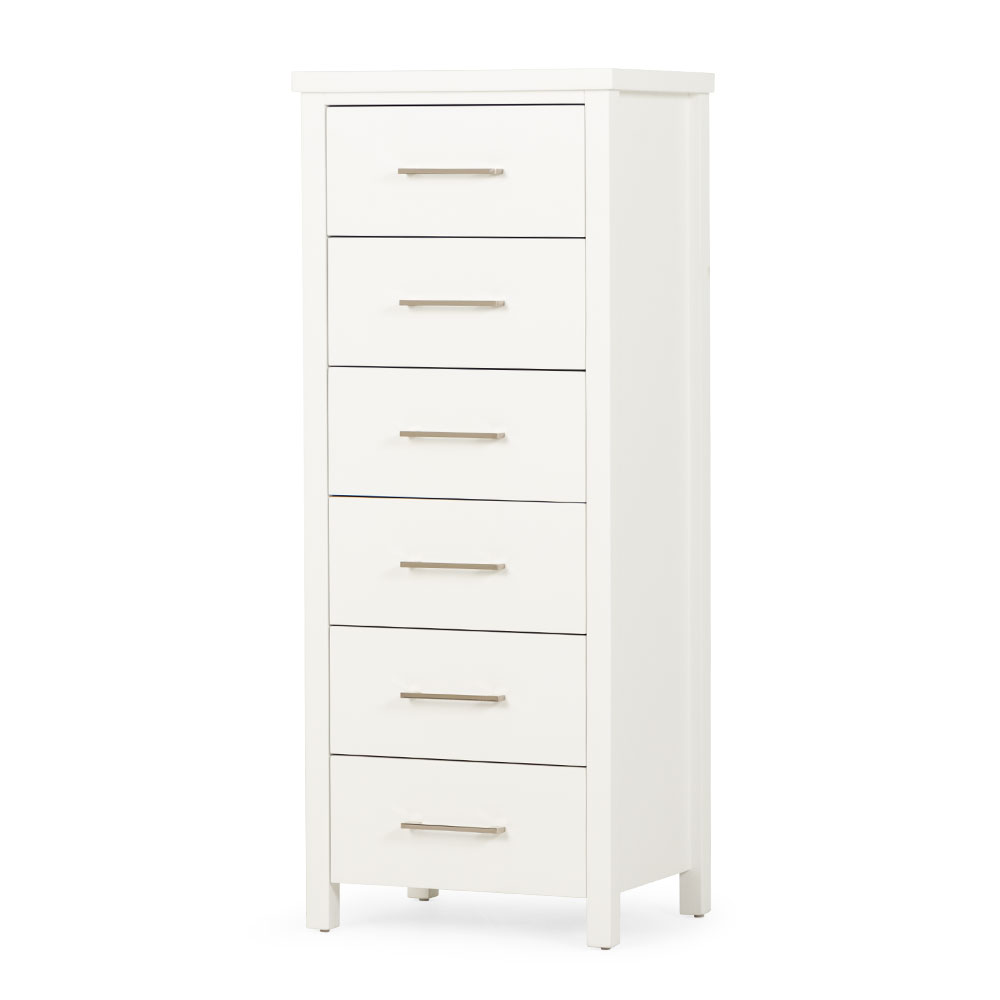 Miller 6 Drawer Lingerie, White