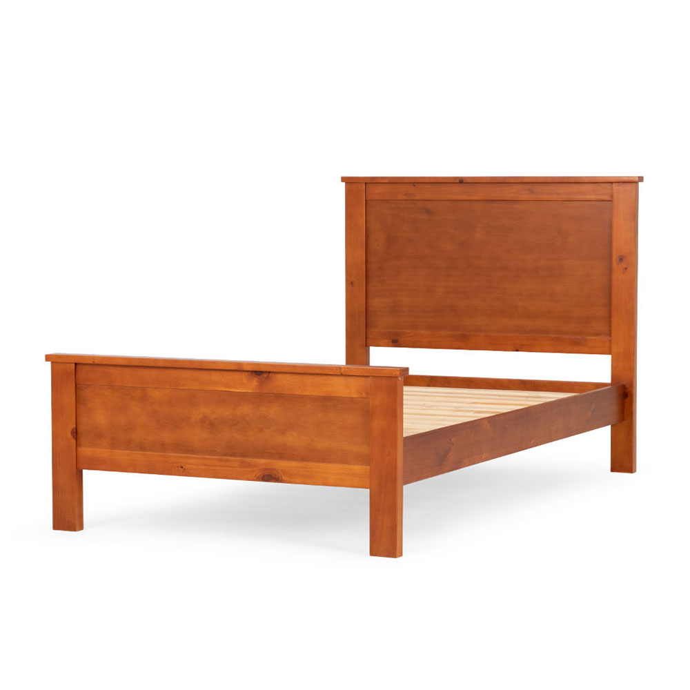 Miller King Single Bed Frame, Light