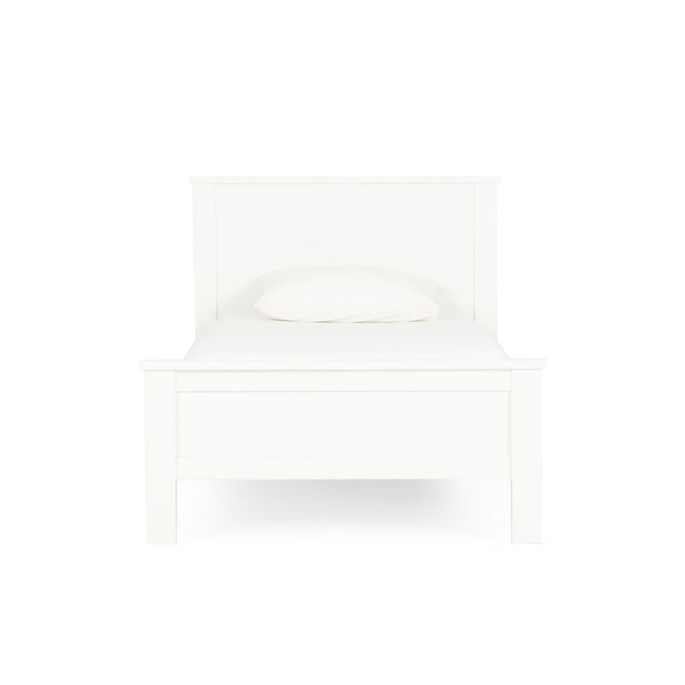 Miller King Single Bed Frame, White