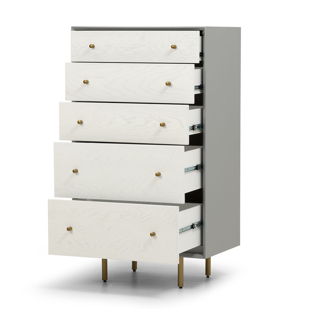 Jolie 5 Drawer Tallboy