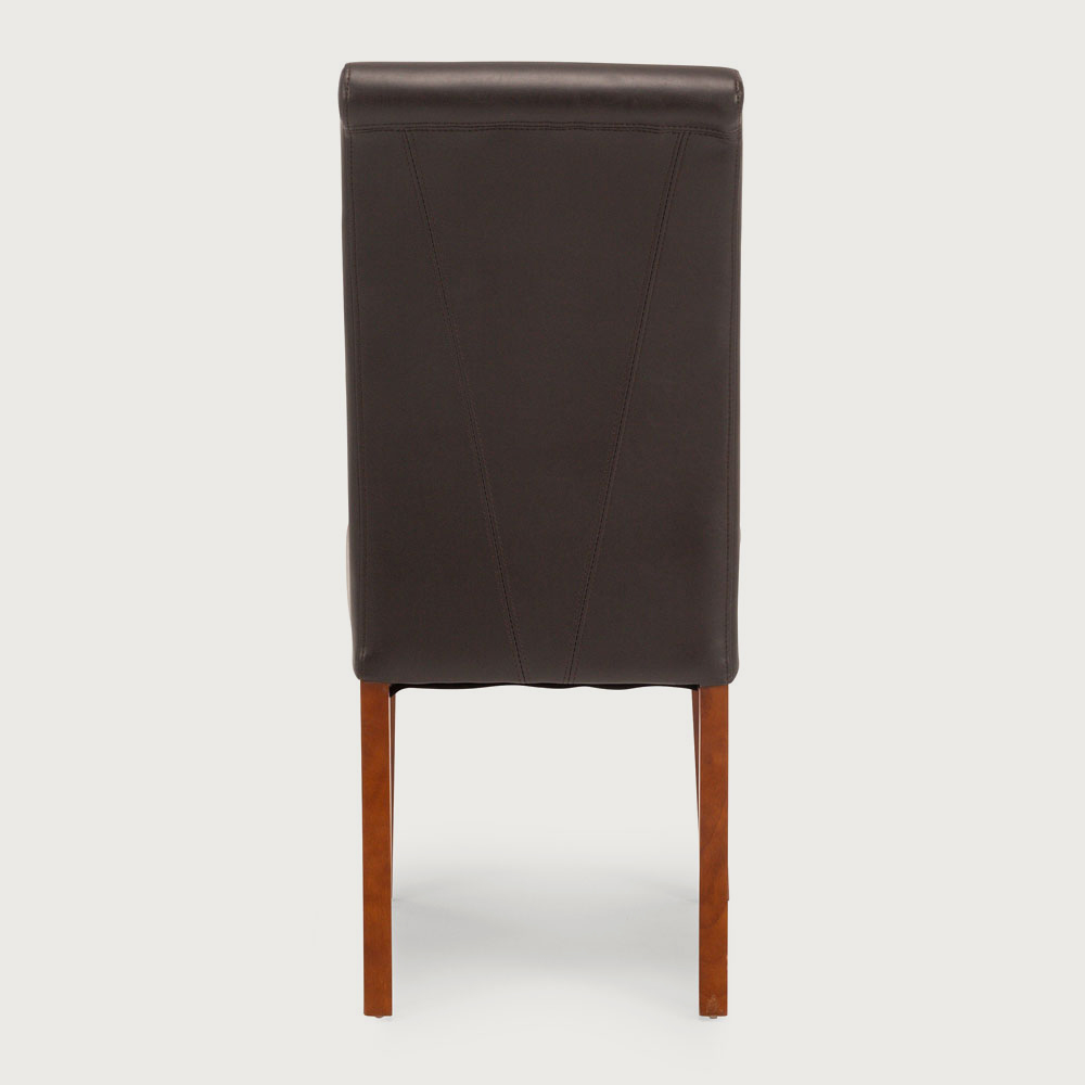 Norfolk Dining Chair, Brown/Light Leg