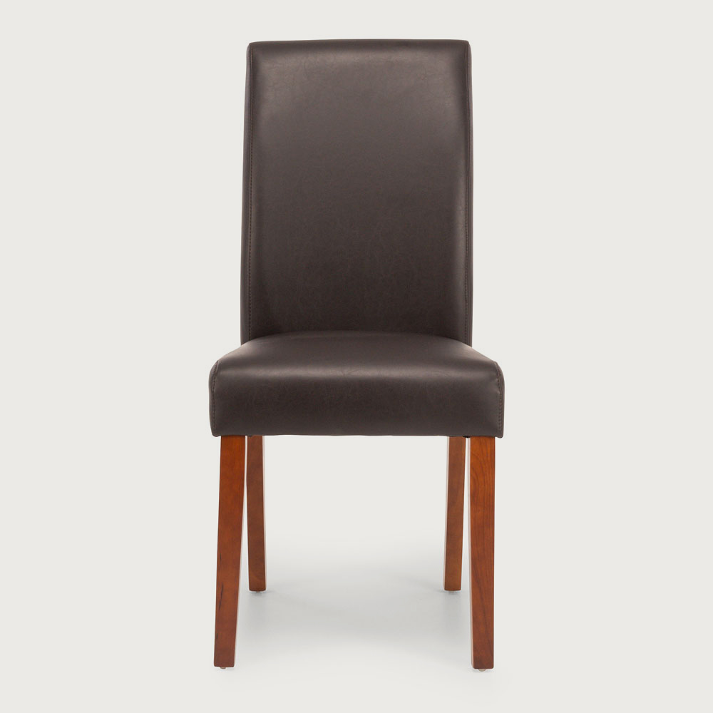 Norfolk Dining Chair, Brown/Light Leg