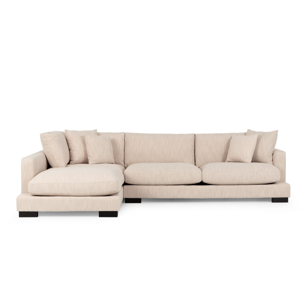 Oakley Chaise Sofa, Oatmeal