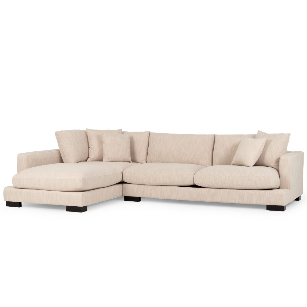 Oakley Chaise Sofa, Oatmeal