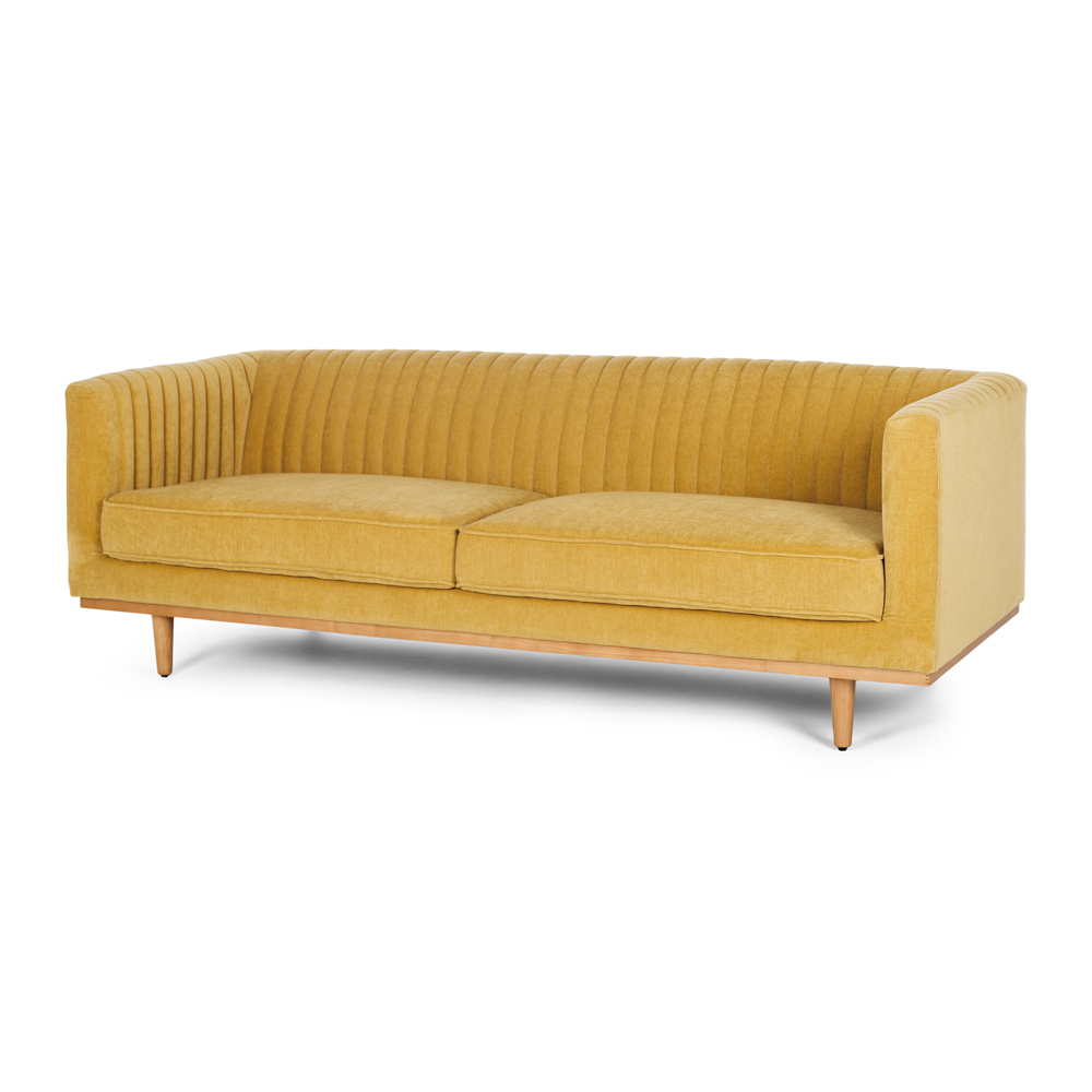 Madison 3 Seater Sofa, Honey Gold