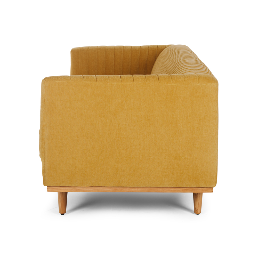 Madison 3 Seater Sofa, Honey Gold