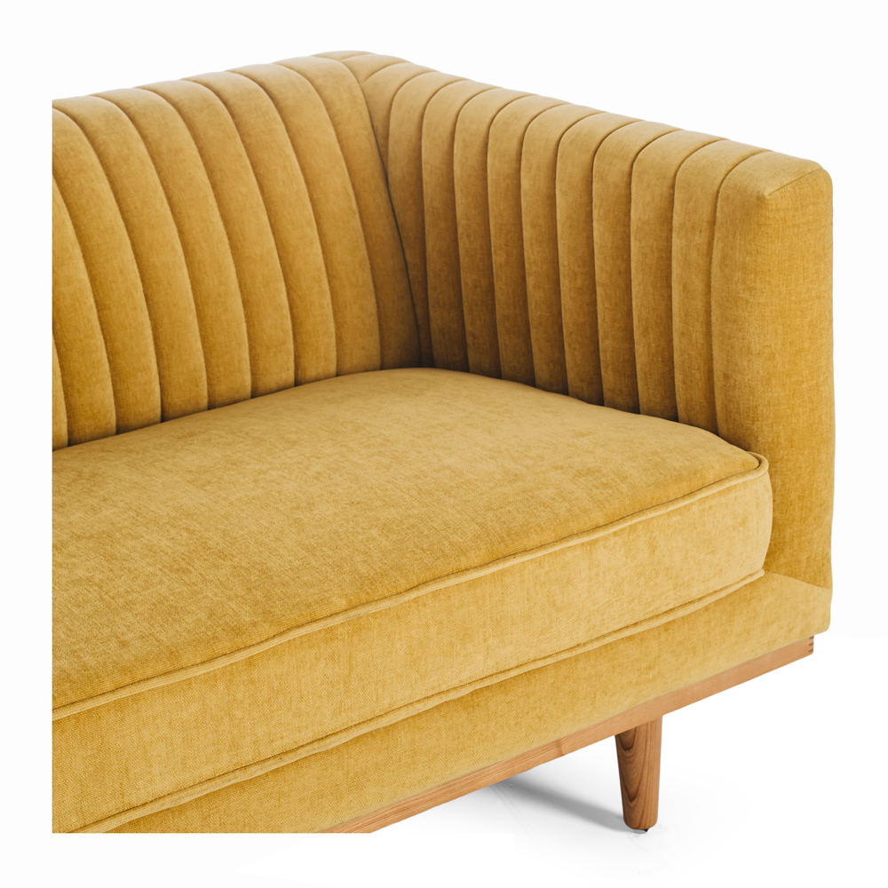 Madison 3 Seater Sofa, Honey Gold