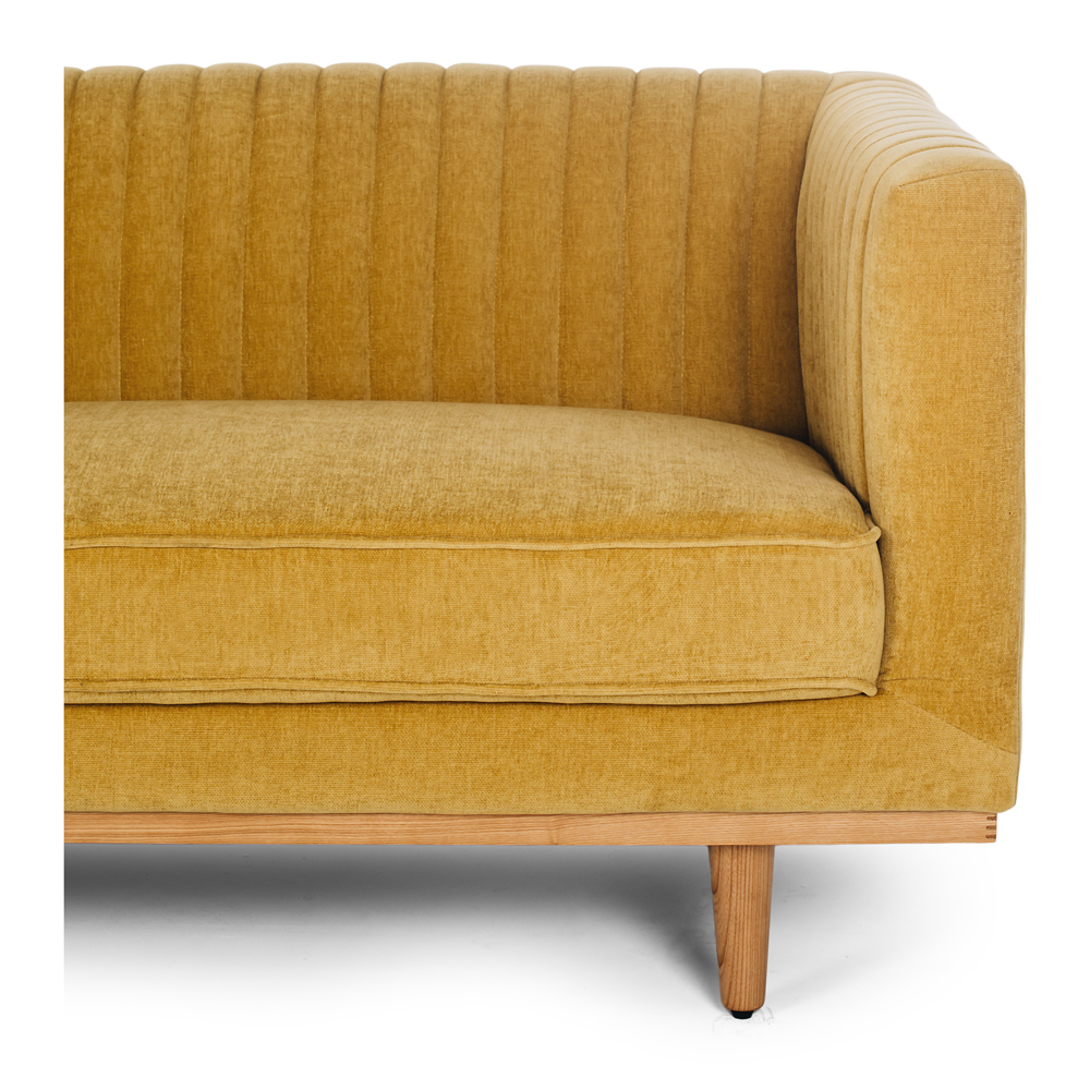 Madison 3 Seater Sofa, Honey Gold