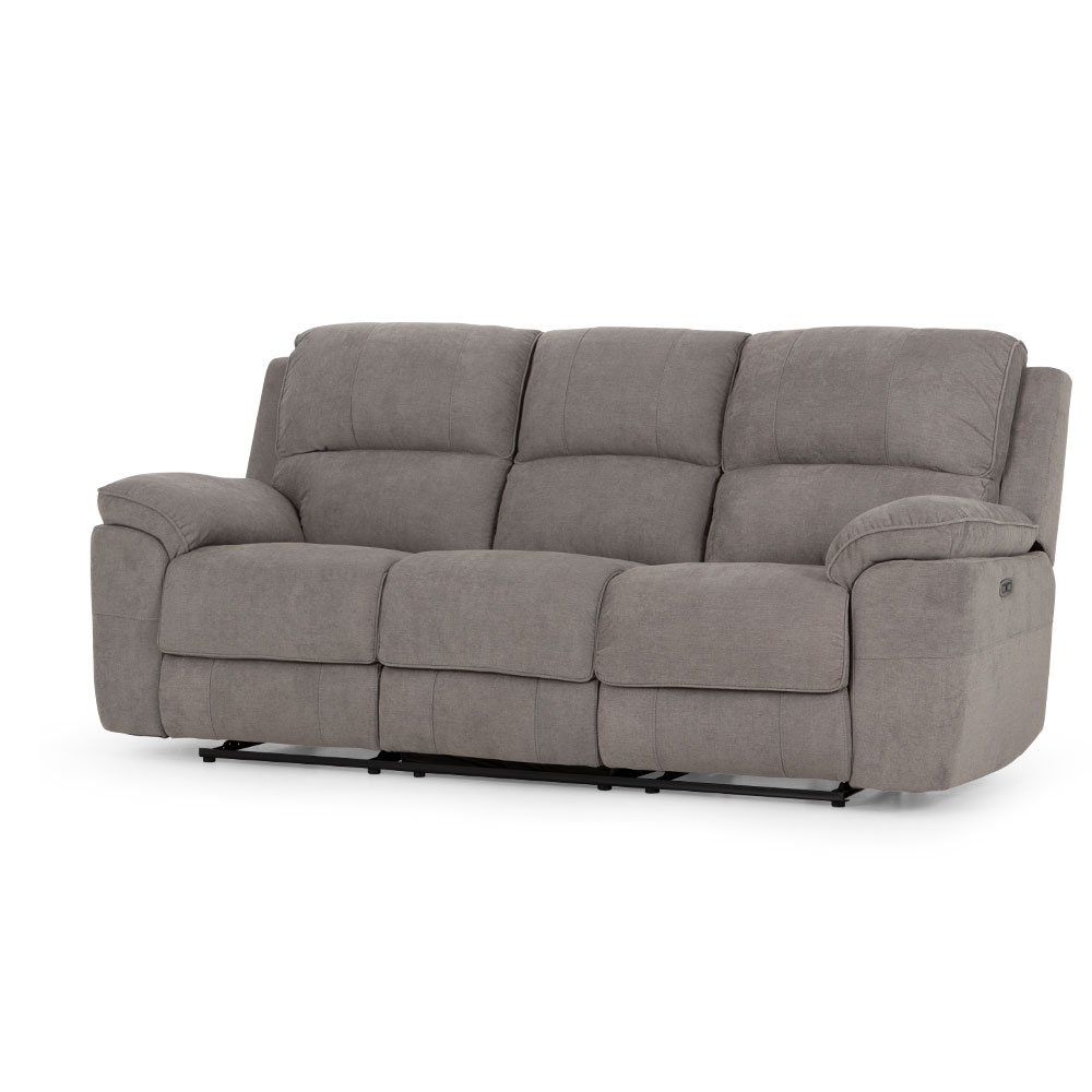 Reese 3 Seater Electric Recliner, Storm