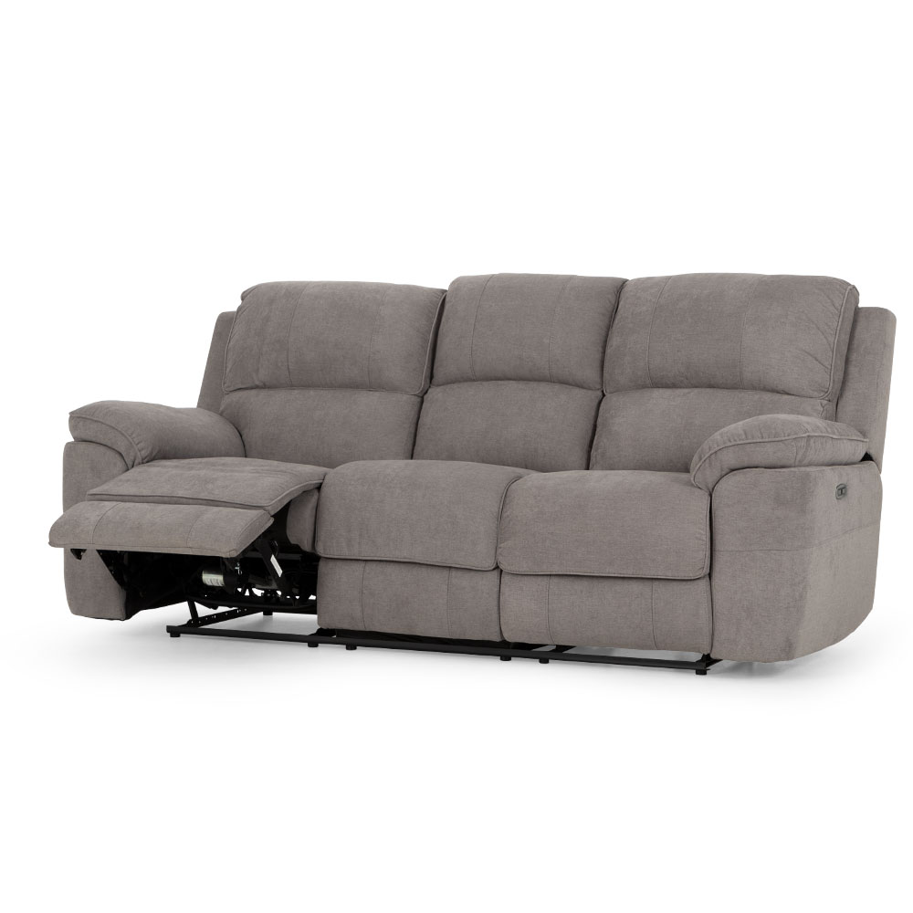 Reese 3 Seater Electric Recliner, Storm