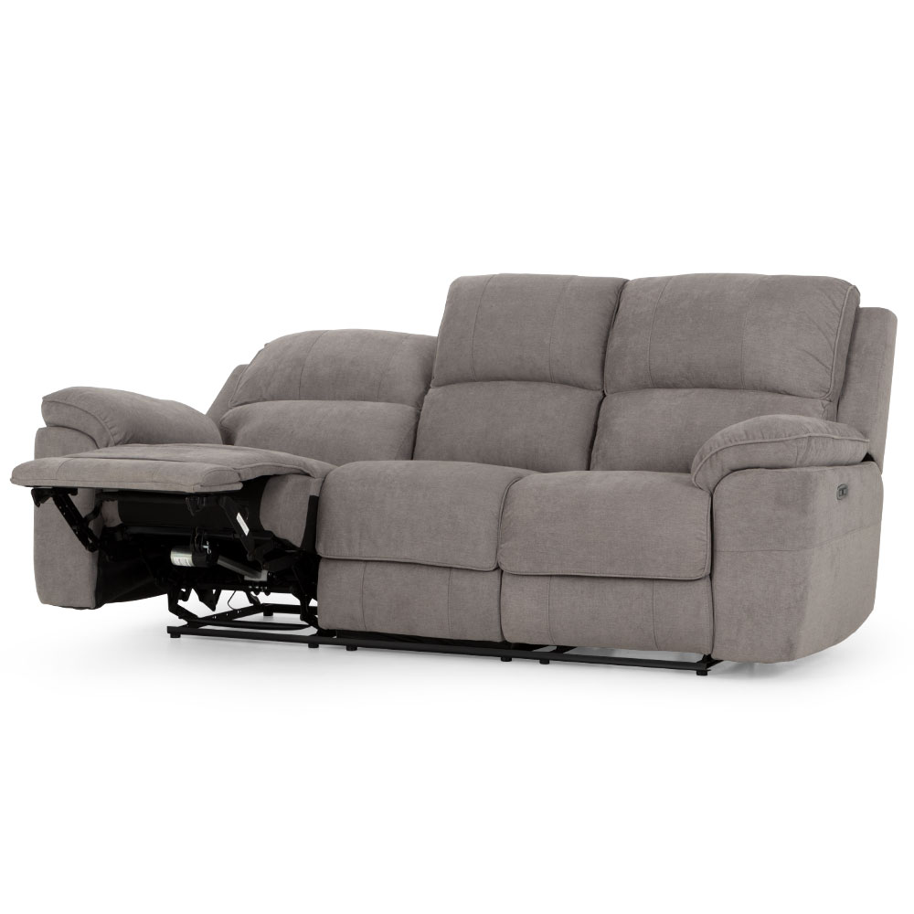 Reese 3 Seater Electric Recliner, Storm