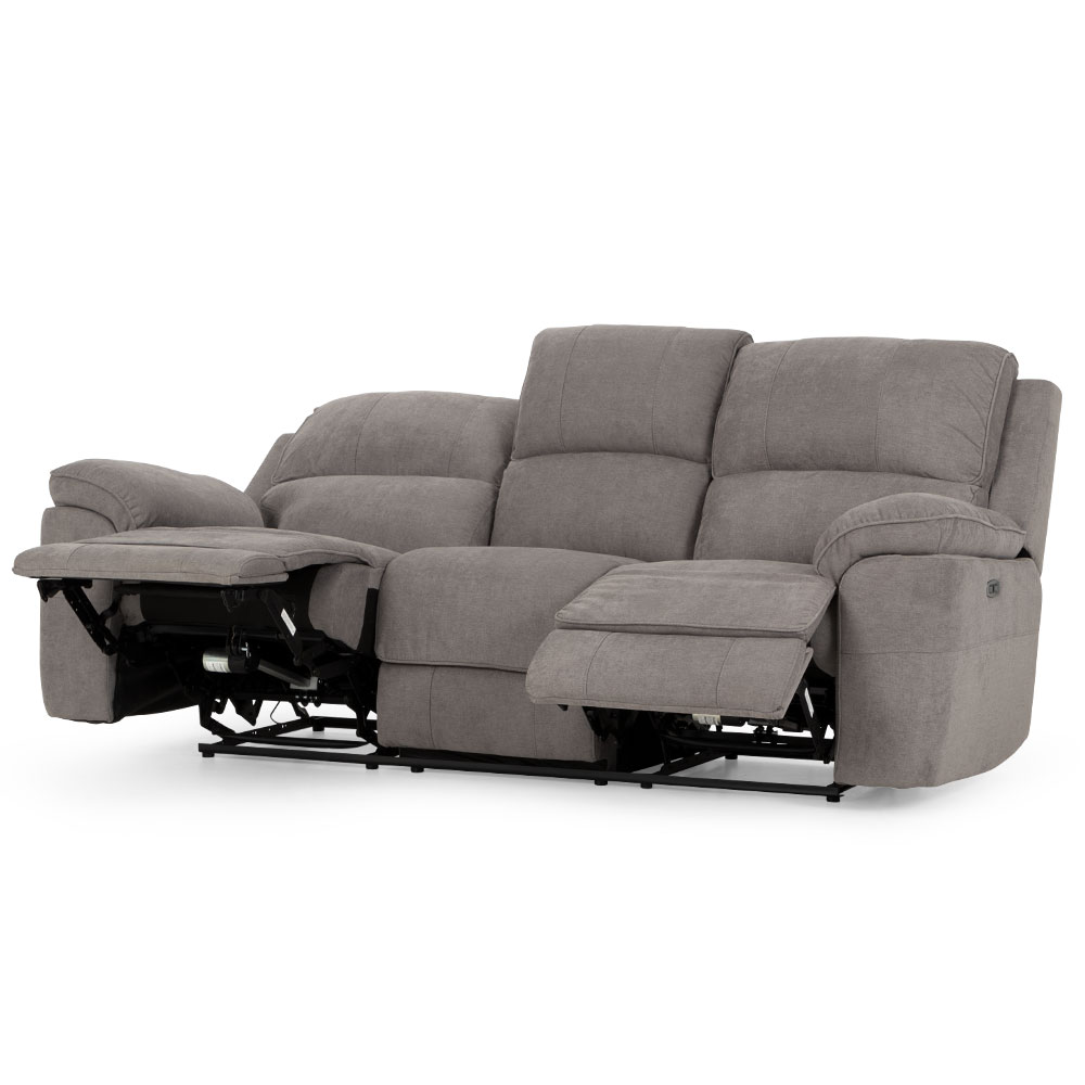 Reese 3 Seater Electric Recliner, Storm