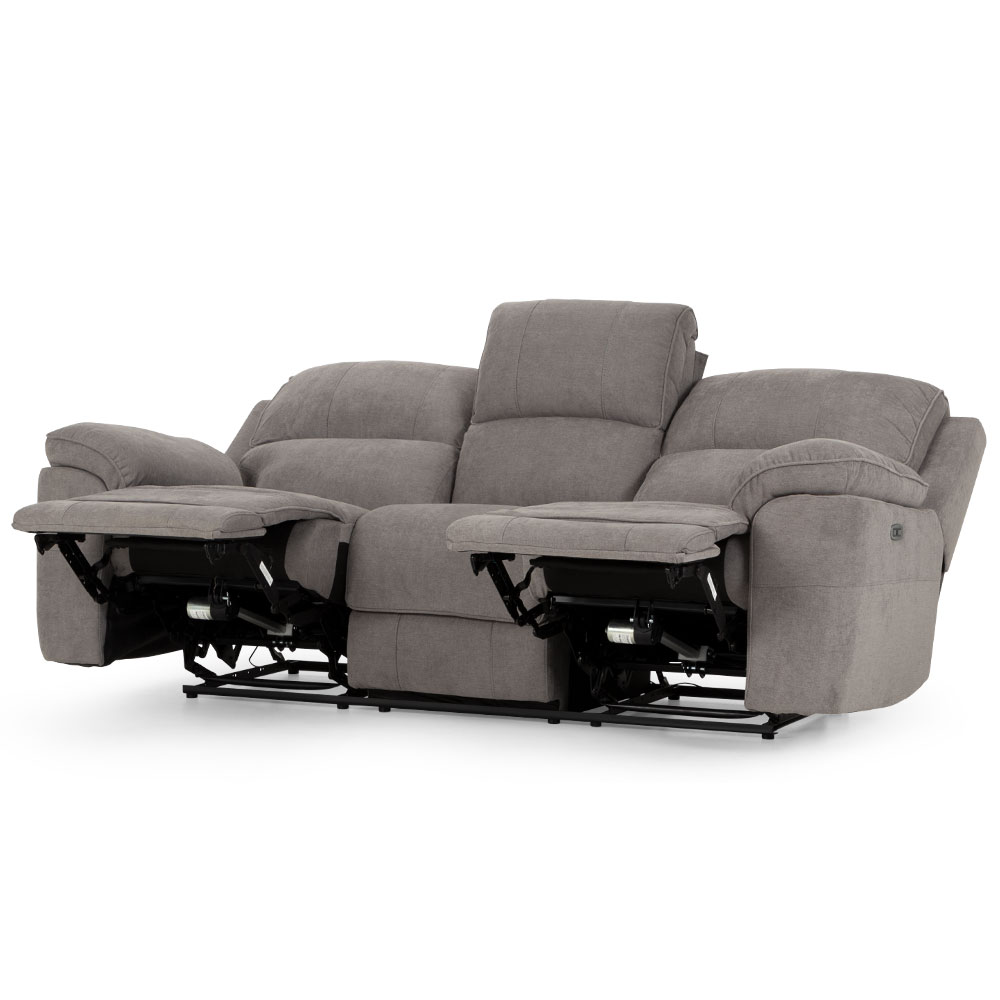 Reese 3 Seater Electric Recliner, Storm