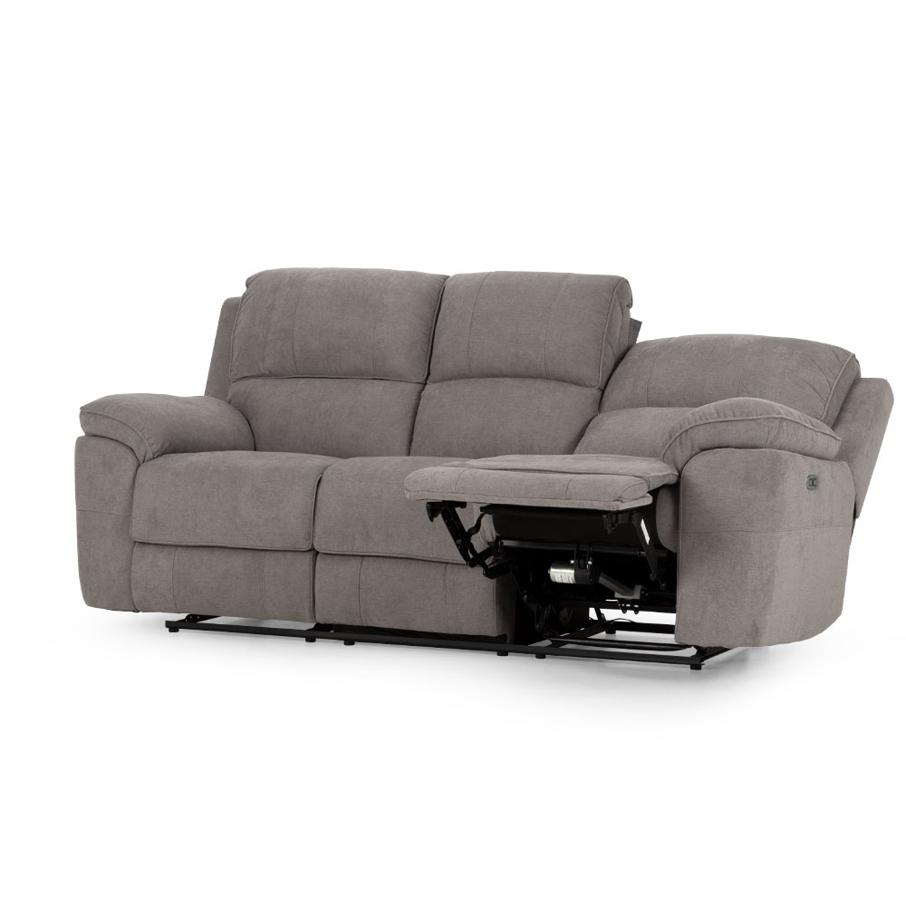 Reese 3 Seater Electric Recliner, Storm