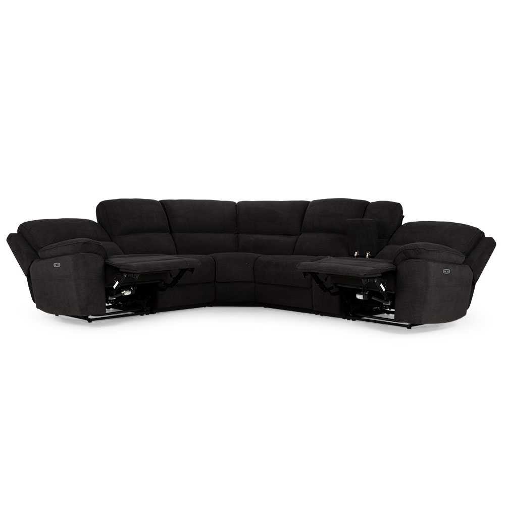 Reese Electric Recliner Corner Suite, Midnight