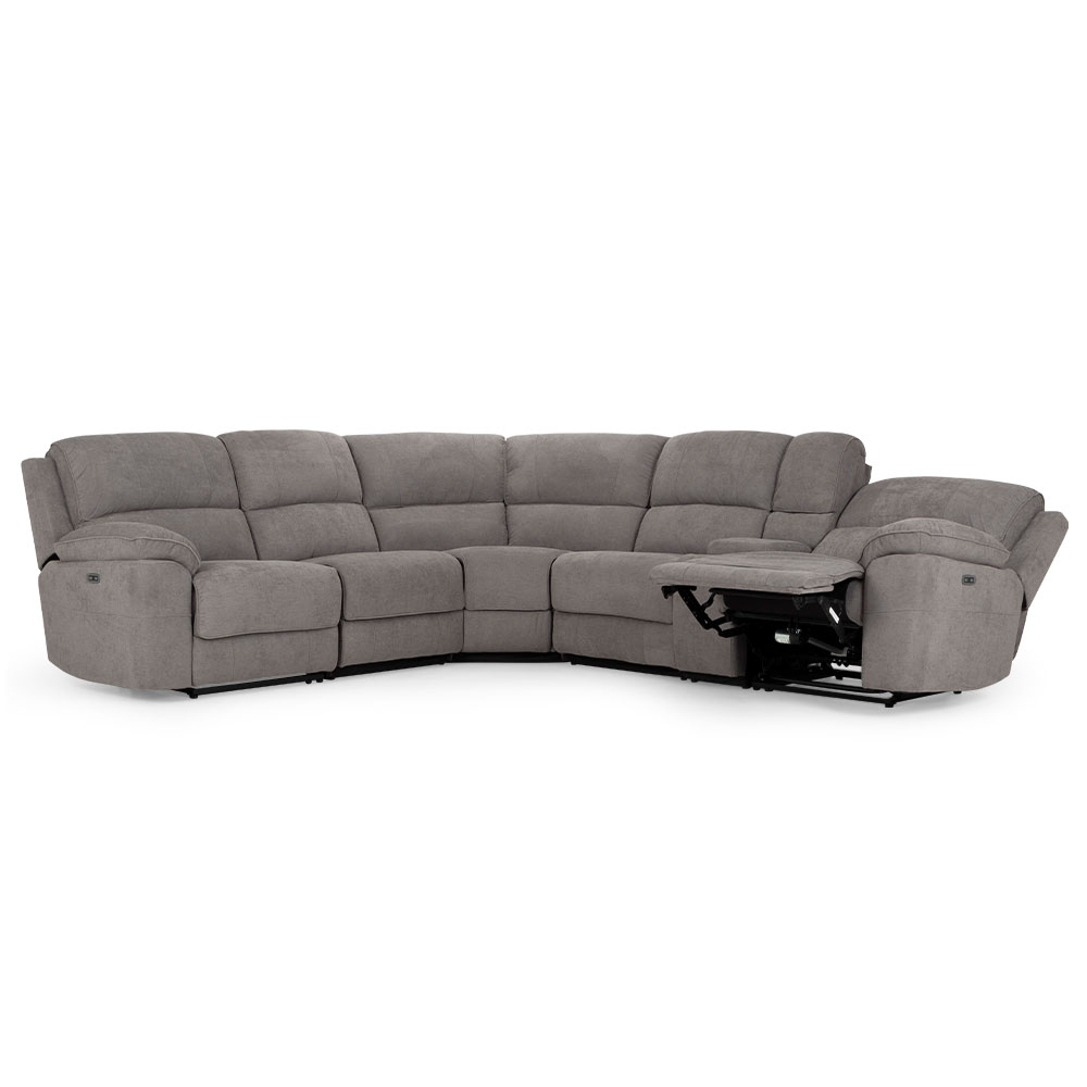 Reese Electric Recliner Corner Suite, Storm