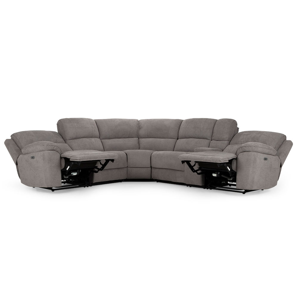 Reese Electric Recliner Corner Suite, Storm