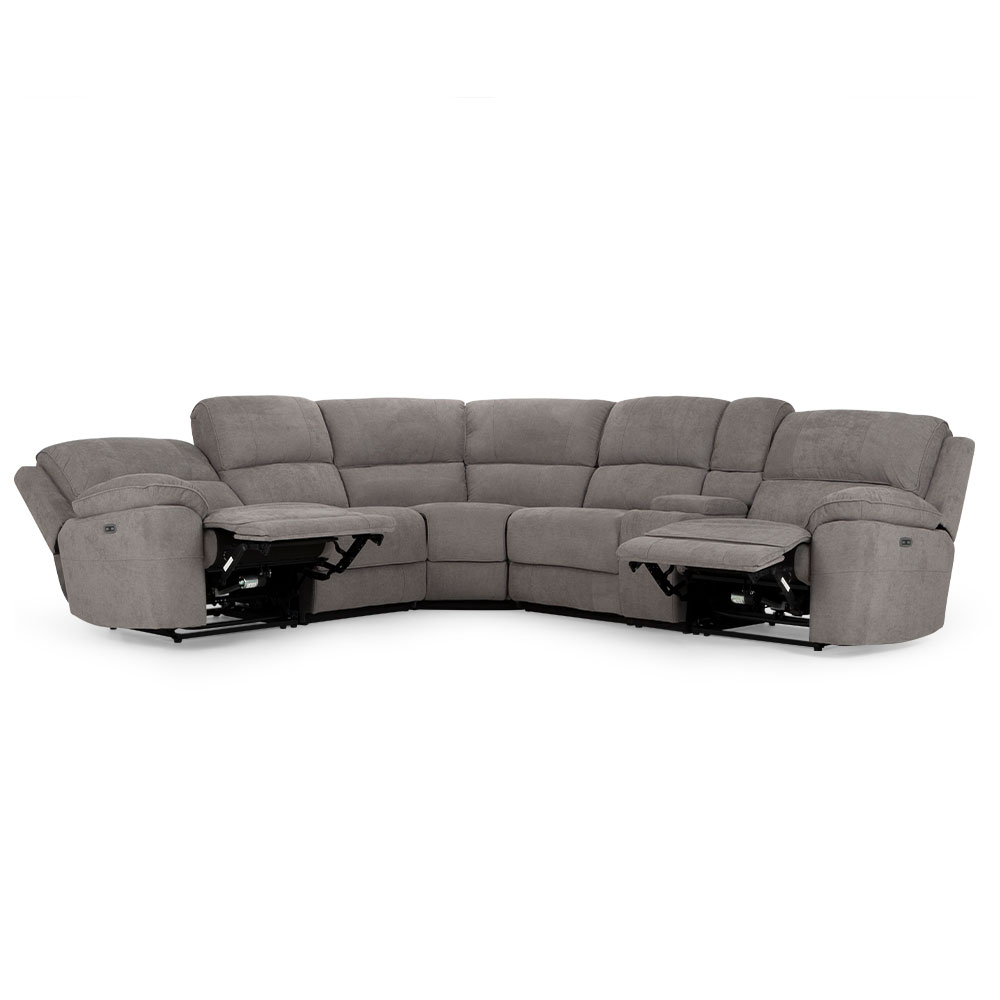 Reese Electric Recliner Corner Suite, Storm