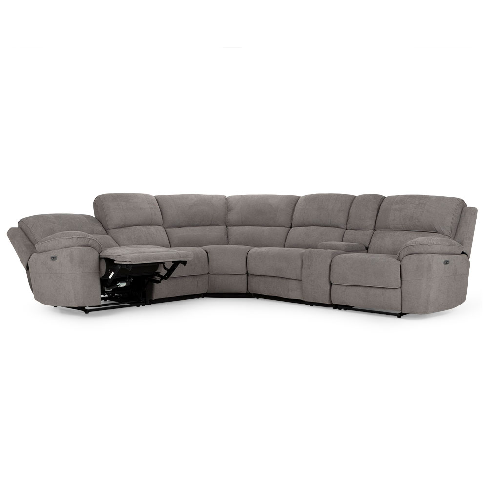 Reese Electric Recliner Corner Suite, Storm