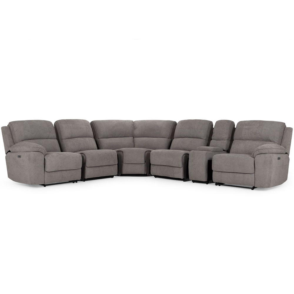 Reese Electric Recliner Corner Suite, Storm