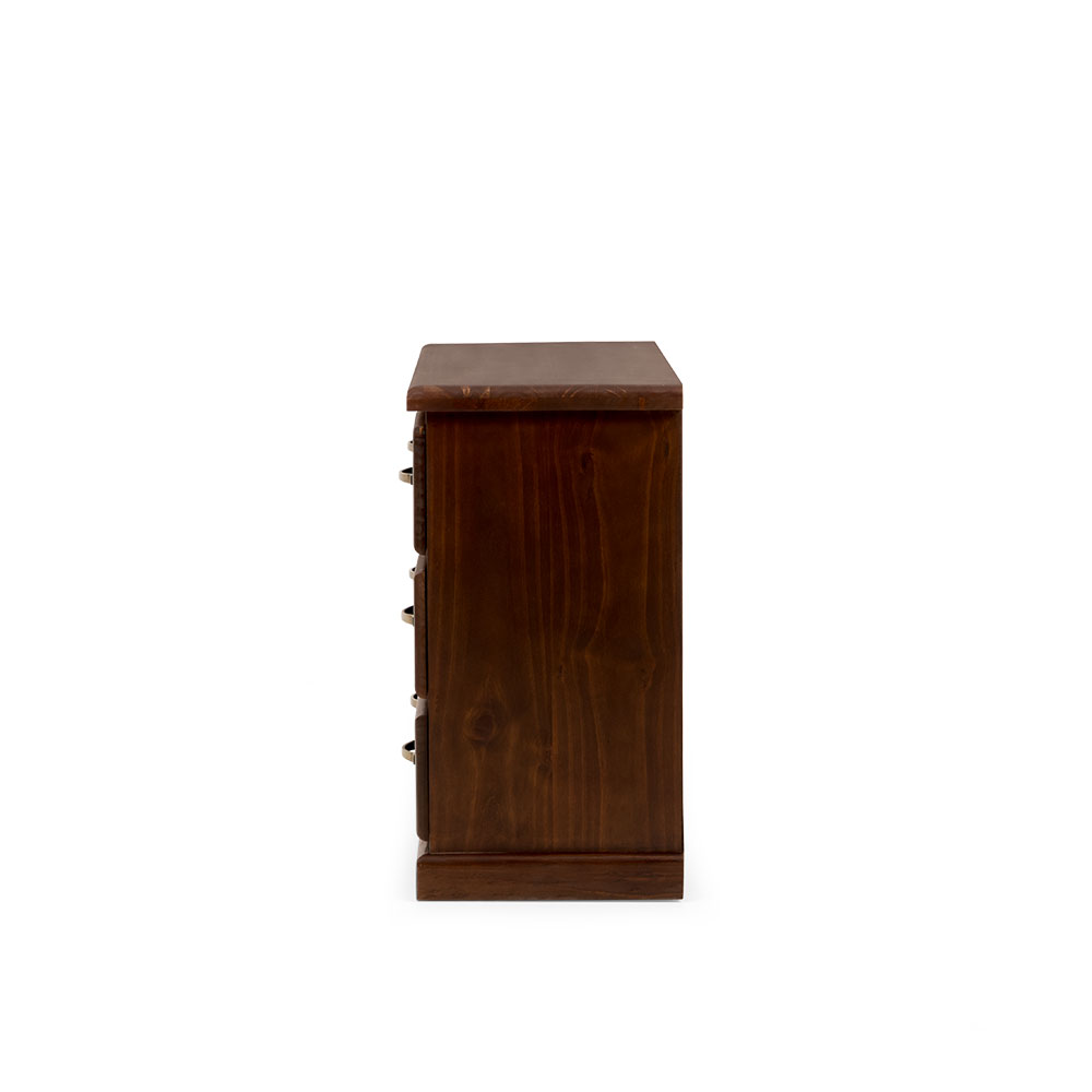 Memphis Dark 6 Drawer Lowboy, Dark