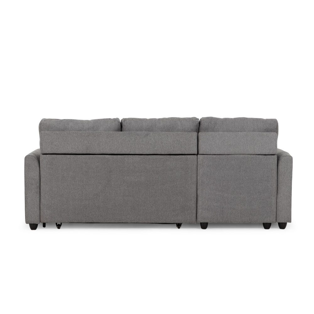 Tyler Sofabed with Chaise, Grey