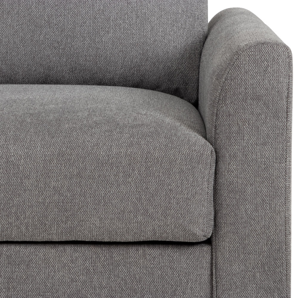 Tyler Sofabed with Chaise, Grey