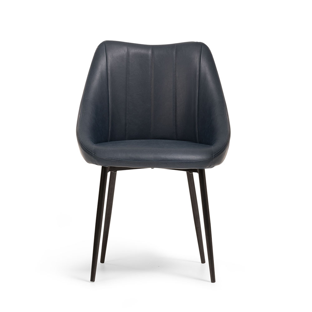 Vintage Club Chair, Navy