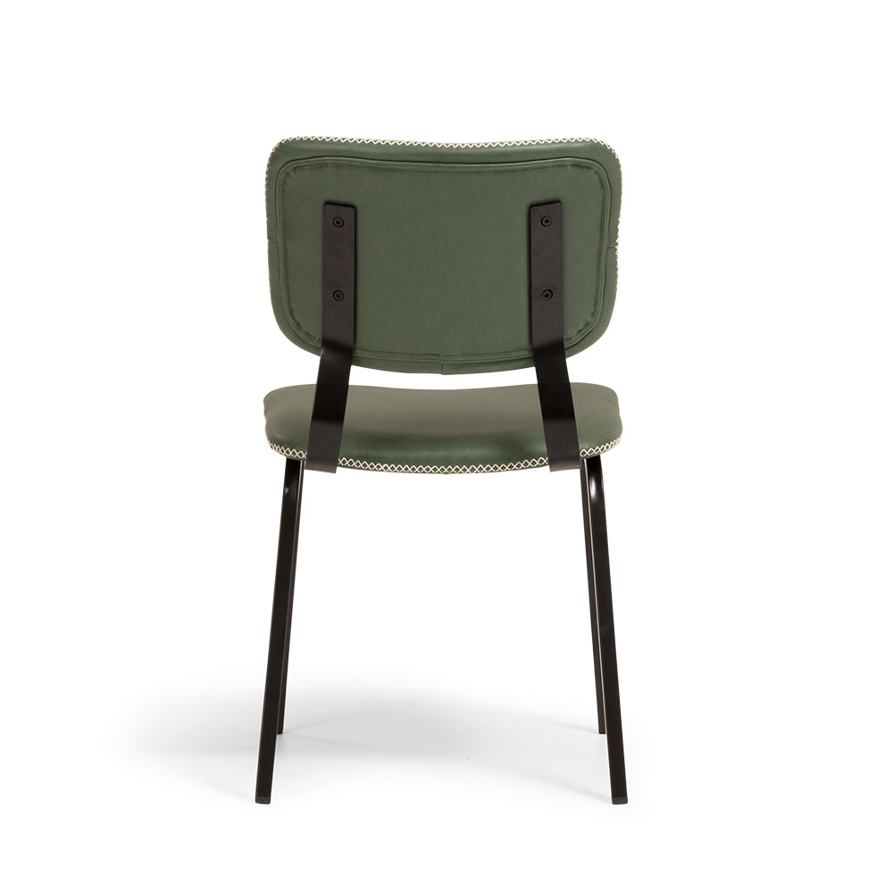 Vintage School Chair, Green