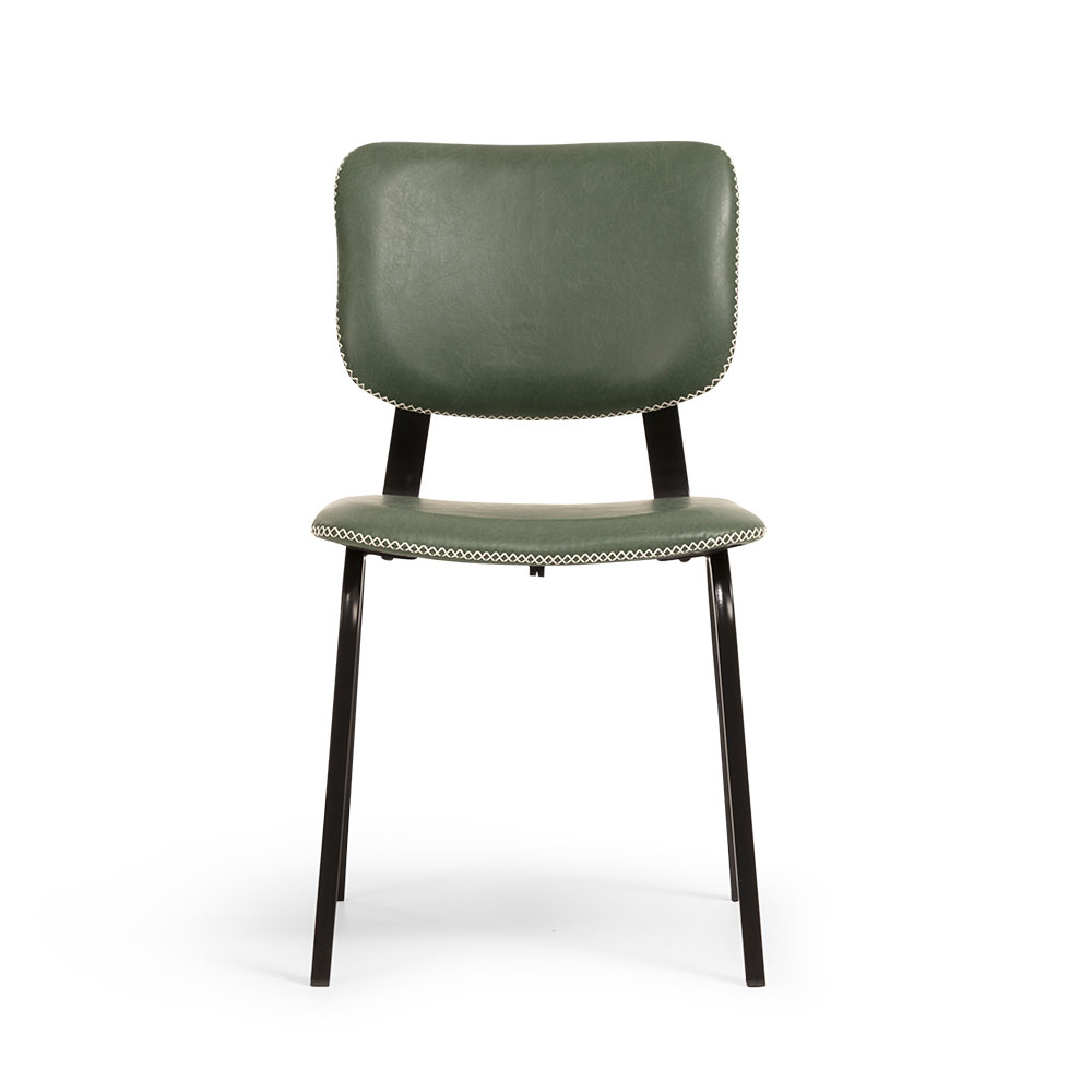 Vintage School Chair, Green