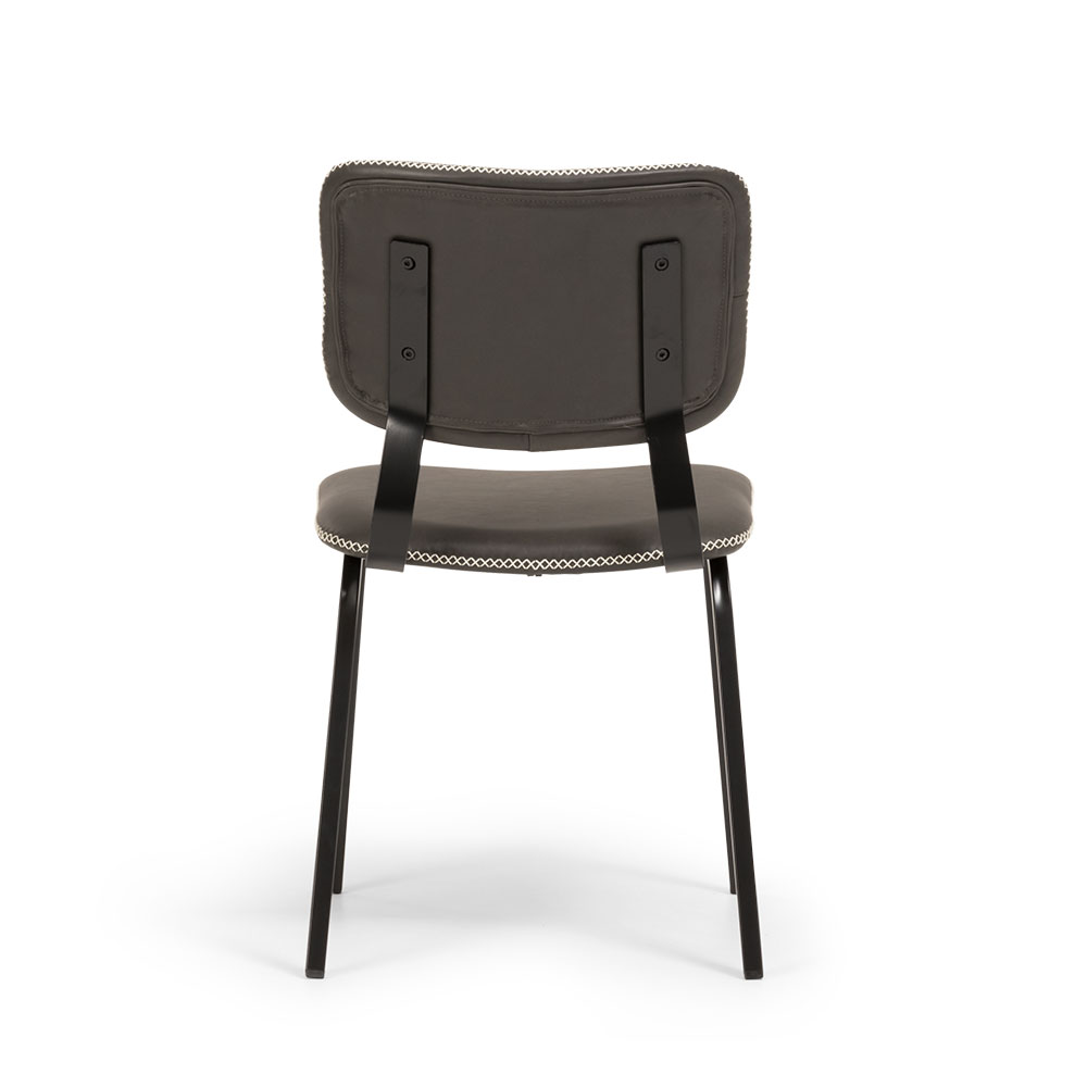 Vintage School Chair, Grey